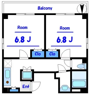 リベール浅草【6階】の間取り
