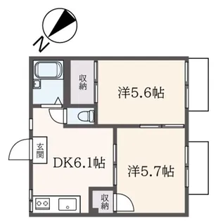 ソフィアコート【1階】の間取り