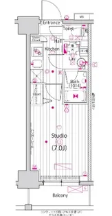 ガーラ・ステーション横濱大通り公園【8階】の間取り
