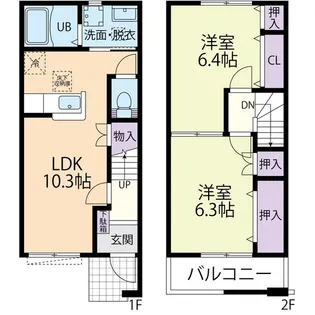 レジデンスガーデン 風の間取り