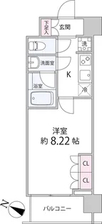 レリーサ大宮【3階】の間取り