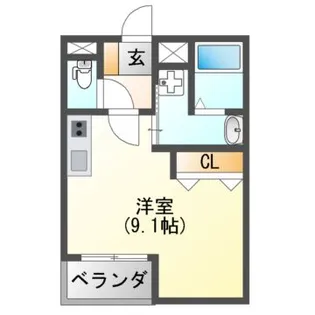 ステラウッド春日丘【3階】の間取り