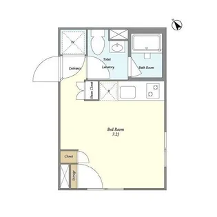 TAKANAWA CUBE West【2階】の間取り