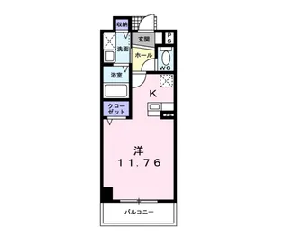 アバンツァート【5階】の間取り