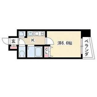 プレサンス名古屋駅前ヴェルロード【5階】の間取り