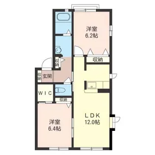 リヴェール【1階】の間取り