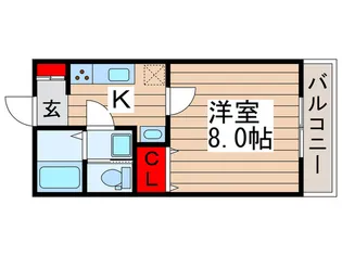 ポモドーロ弐番館【1階】の間取り