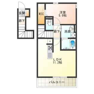 Halea Miwa【2階】の間取り