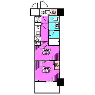 エル・グランジュテ本所吾妻橋【3階】の間取り