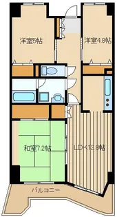 N・FプラザII【10階】の間取り
