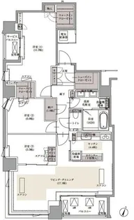 ブランズ四番町【3階】の間取り