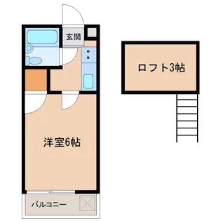 Y・FLATIII【2階】の間取り