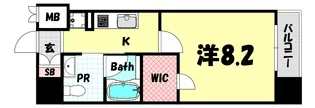 エステムコートみなと元町THE FIRST【14階】の間取り