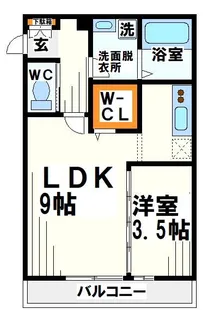 リアンプリエール【1階】の間取り