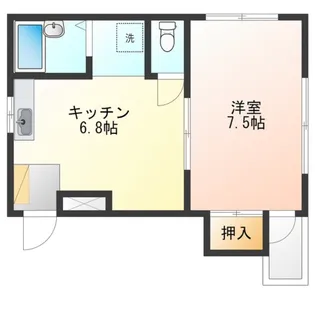 豊田ハイツ【2階】の間取り
