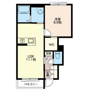 プルマージュ【1階】の間取り