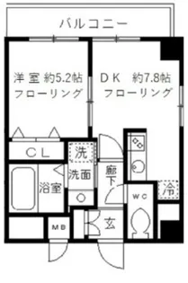 ジョワ コ―オペラシオン【5階】の間取り