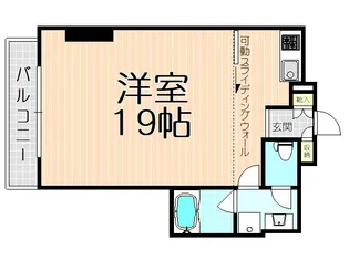 エスティメゾン西天満【18階】の間取り