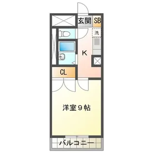 グランドゥールエステート【3階】の間取り
