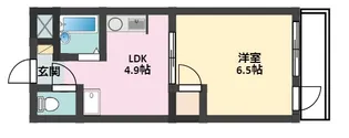 サンパレス北浦【5階】の間取り