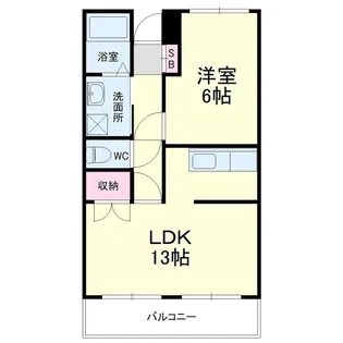 東海ホーム鴨江【1階】の間取り