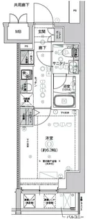 CREST TAPP新横浜【10階】の間取り