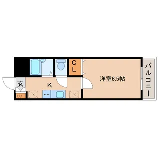 地下鉄南北線・台原駅 徒歩4分【3階】の間取り