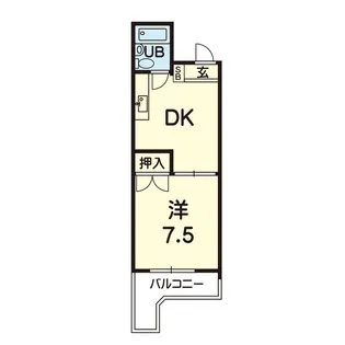 シャルム熊本No.1【1階】の間取り