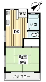 コーポみなみ【1階】の間取り