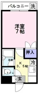カーサビアンカ北綾瀬【2階】の間取り