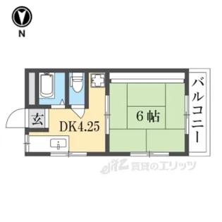 レジェンド小阪【3階】の間取り