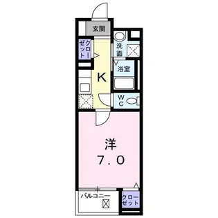 ローズボヌールIII【2階】の間取り