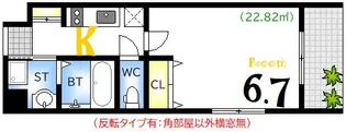 ISI BLDG FUNAIRI【8階】の間取り