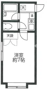 カルチェラタン関【2階】の間取り