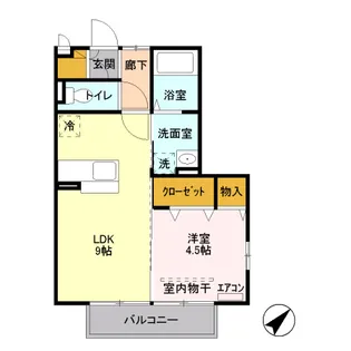 メゾン・ディアベルジュ【2階】の間取り