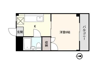 アシスト第3山形マンション【3階】の間取り