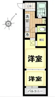 SGクレスト越谷大沢【2階】の間取り