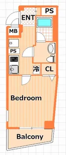 SHOKEN Residence横浜大口III【2階】の間取り