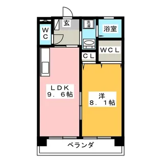ホーメスト金屋【2階】の間取り