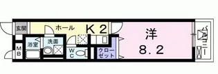 メゾン みのりII【1階】の間取り