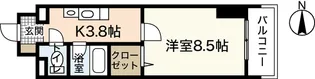 ミーニュ・カーザ【8階】の間取り