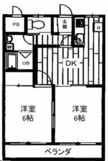 グレース南浦和【2階】の間取り