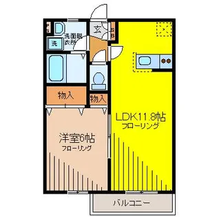 メゾン・グローリエ【2階】の間取り