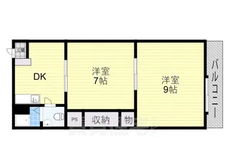 三和住宅第10マンション【5階】の間取り