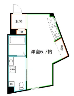 クレドコート荻窪【4階】の間取り