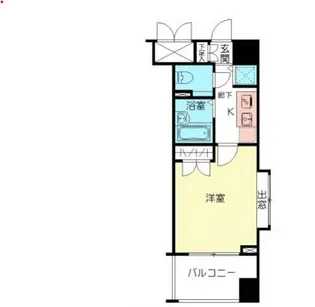 メインステージ麻布十番II【3階】の間取り