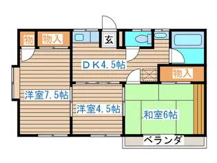 メゾン望洋【2階】の間取り