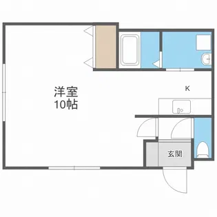 カーサ国際大前【3階】の間取り