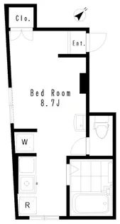 アトリエM江古田【1階】の間取り