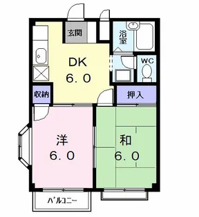 ファミールK【2階】の間取り